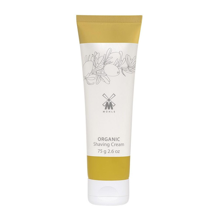 MÜHLE Organic Shaving Cream | Natural Shaving Cream with Argan Oil & other Essential Oils | TSA Travel Size Friendly | BDIH Certified | 100% Vegan |