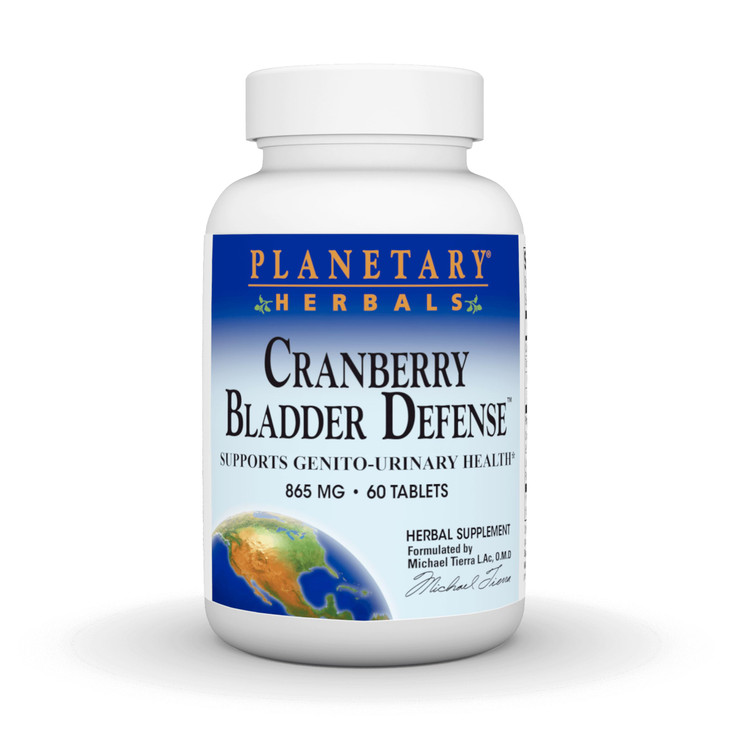 Planetary Herbals Cranberry Bladder Defense, Supports Genito-Urinary Health*, 865 mg - 60 Tablets