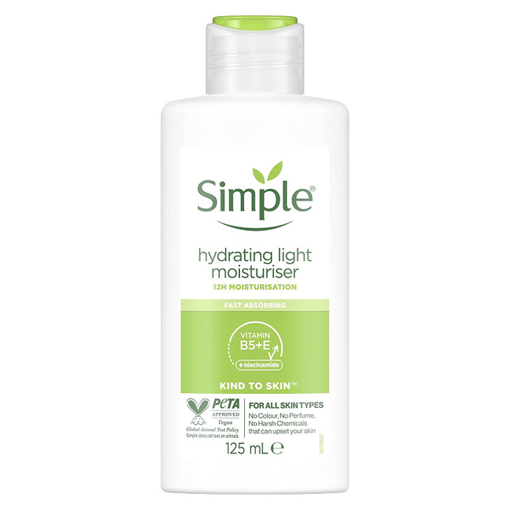 Simple Sensitive Skin Experts Hydrating Light Moisturizer, 4.2 FZ (Pack of 3)