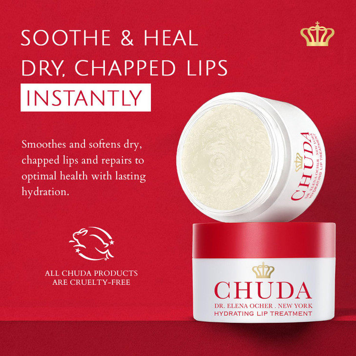 Chuda Hydrating Lip Treatment, Lip Moisturizer with Remedea Compound - 5ml Made in USA, Plumping Lip Balm, Anti Aging Lip Balm Chapped and Dry Lips T