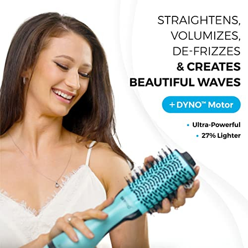 Blow Dryer Brush with Case | Hot Air Hair Dryer Brush Straightens, Volumizes & Creates Loose Waves | Hot Air | One Step Blowout and Volumizer by SKYP