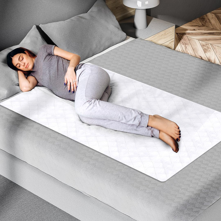 Epica Premium Ultra Plus Waterproof Sheet Protector Bed Pad, Under-pad, Quilted, Waterproof, and Washable, 34" x 52" for Children or Adults with Inco