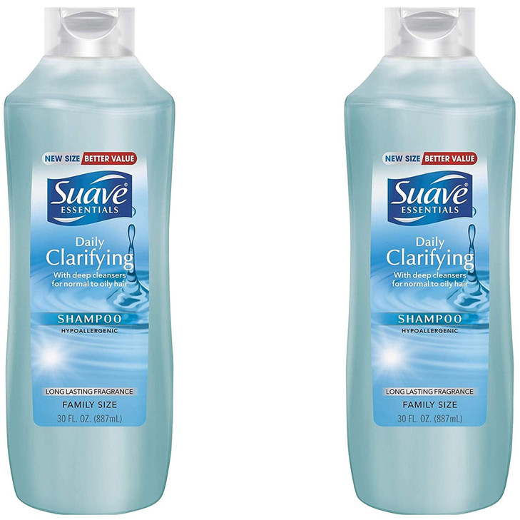 Suav Sh Ess Daily Clrfing Size 30z Suave Shampoo Essencial Daily Clarifying 30z, 2 pack