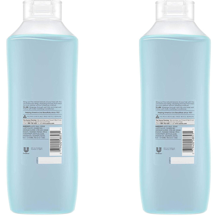 Suav Sh Ess Daily Clrfing Size 30z Suave Shampoo Essencial Daily Clarifying 30z, 2 pack