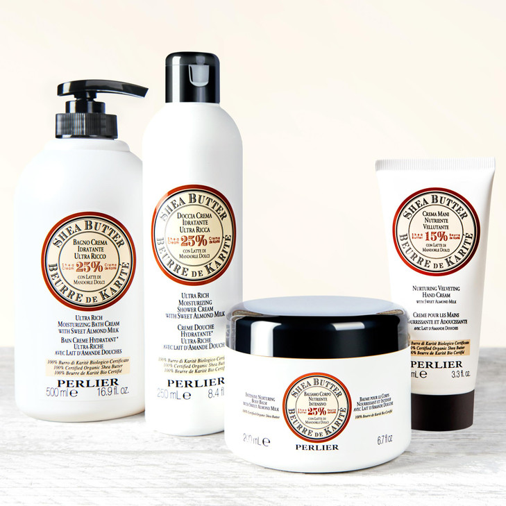 Perlier Shea Butter & Sweet Almond Milk Hand Cream, 3.3 fl oz