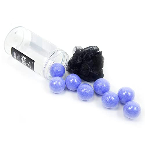 Da Bomb Bath F Bombs Jar, 16oz, 8 minis with loofah