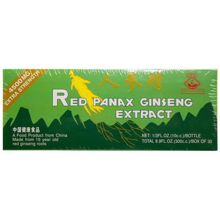 Global 20 Year Old Red Panax Ginseng Extract -Extra Strength- 10ml X 30 Bottles - Value Pack
