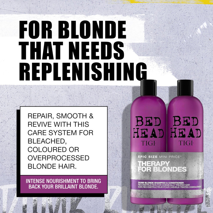 TIGI Bed Head Dumb Blonde Shampoo, 25.36 Fl Oz