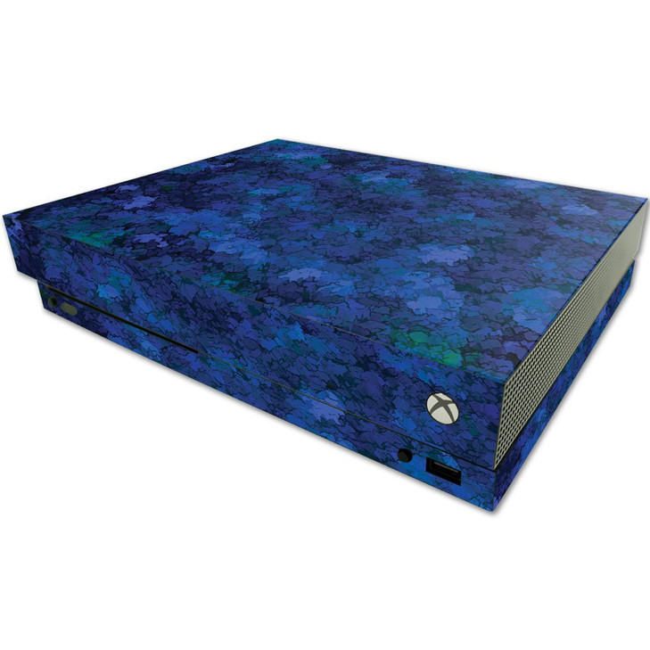 MightySkins Skin Compatible with Microsoft One X Console Only - Blue Ice | Protective, Durable, and Unique Vinyl Decal wrap Cover | Easy to Apply, Re