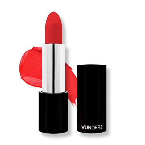 WUNDERBROW Must-Have-Matte Lipstick, Coral, Cruelty-Free