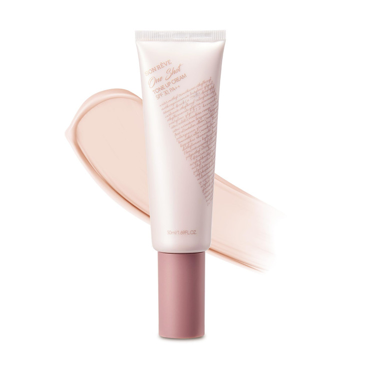 SONREVE Tone-Up Cream SPF30+  Lightweight Moisturizer with Niacinamide, Korean Skincare, 1.69 fl oz