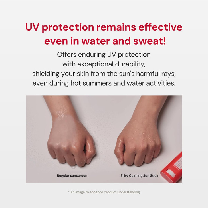 THANKYOU FARMER Sun Project Silky Calming Sun Stick SPF50+ PA++++, Water-Resistant, Matte Finish, Calamine and Centella Asiatica, Korean Sunscreen St