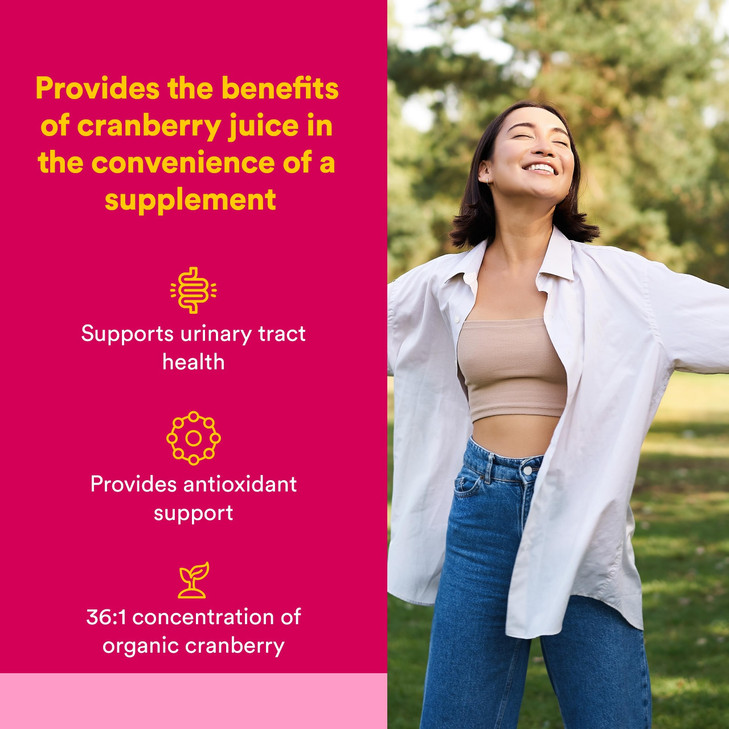 Natural Factors CranRich Super Strength Cranberry Concentrate - Antioxidant Support Supplement - Aids Urinary Tract & Bladder Health - 180 Capsules (