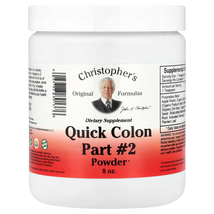 Dr. CHRISTOPHER'S, Cleanse Quick Colon D-Tox Powder - 8 oz