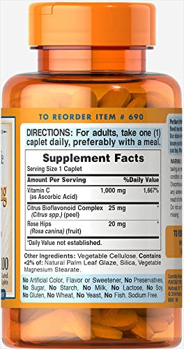 Puritan's Pride 1000 mg, 100 Count