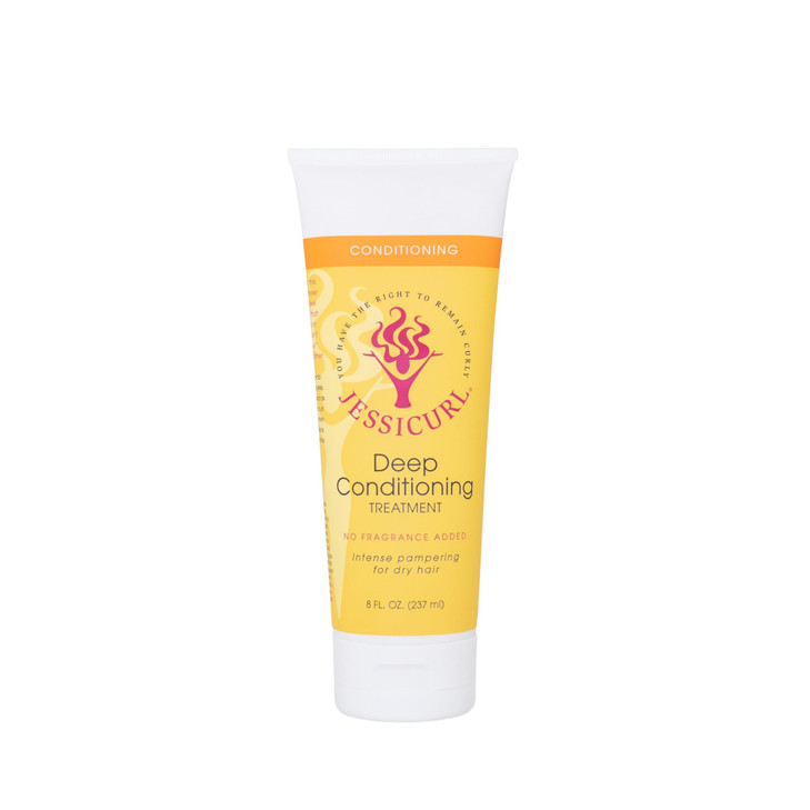 Jessicurl, Deep Conditioning Treatment, No Fragrance Added, 8 Fl oz. Deep Conditioner for Dry Damaged Hair, great Anti Frizz Hair Mask and Leave in C