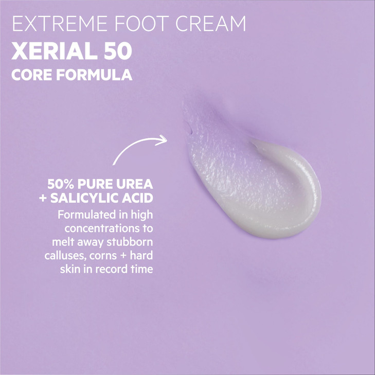 SVR Xerial 50 Extreme Foot Gel With Salicylic Acid & 50% Pure Urea For Severely Dry, Cracked, Rough, Stubborn Hard Skin Prone To Corns And Calluses.