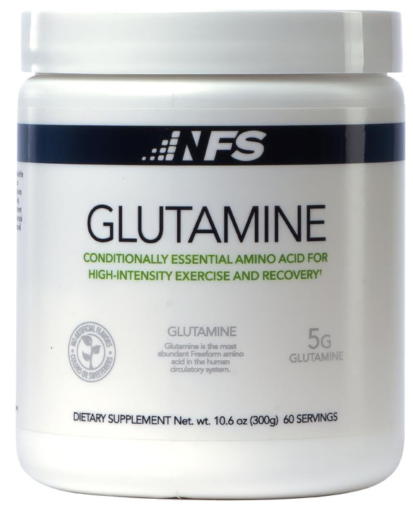 ??NF Sports Pure Glutamine Powder for Muscle Recovery, Immunity Support & Focus - L-Glutamine Powder for Women/Men. Post Workout Recovery Drink - Veg