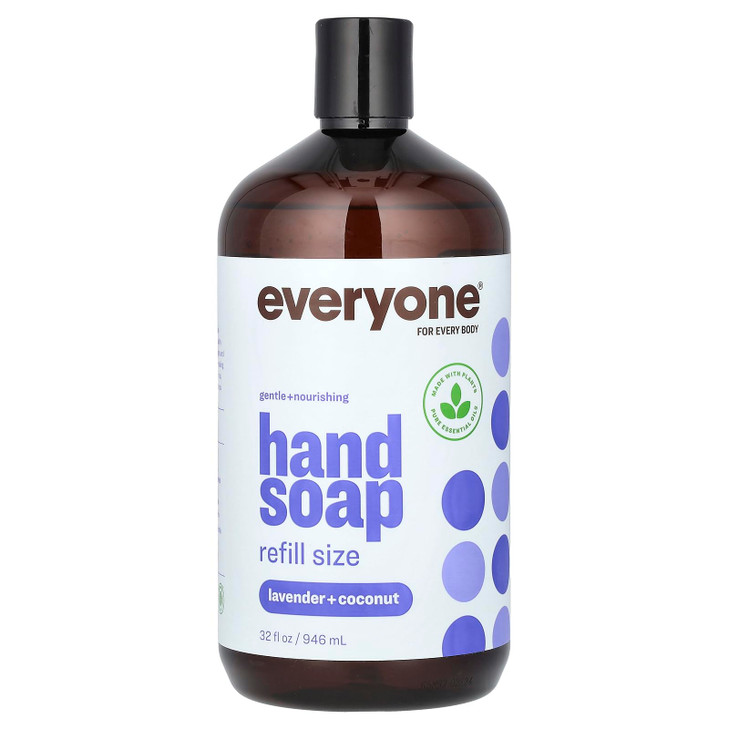 Everyone Lavender & Coconut Hand Soap Refill, 32 FZ