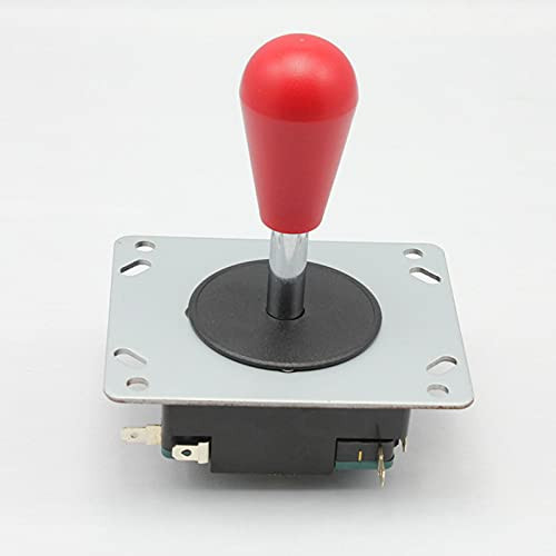 SZJLMKJ Arcade HAPP Style 4-8 way Competition Joystick For JAMMA MAME Multicade Game Machine - Red Ball Top