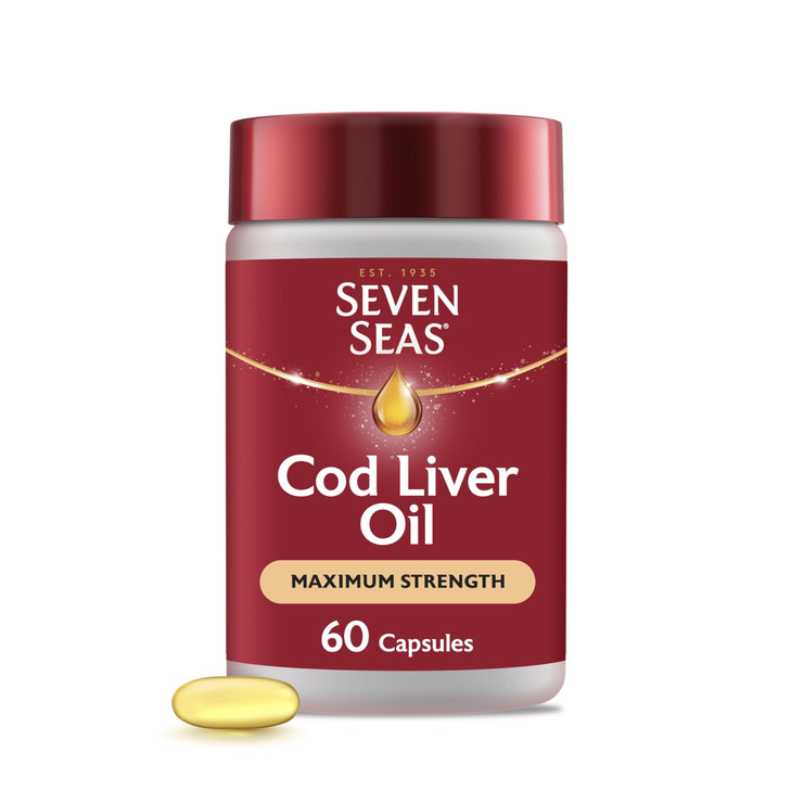 Seven Seas Cod Liver Oil Extra High Strength 60 Capsules