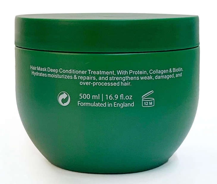 KERATIN BAR Hair Mask Deep Conditioner Treatment, Keratin Protein, Collagen, Repair & Dry Damaged Hair, All Hair Types, Vitamin (Argan Oil Hair Mask)