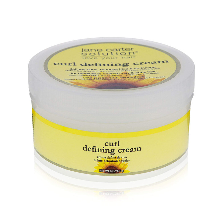 Jane Carter Solution Curl Defining Cream (6oz) - Reduce Frizz, Nourish, Lightweight