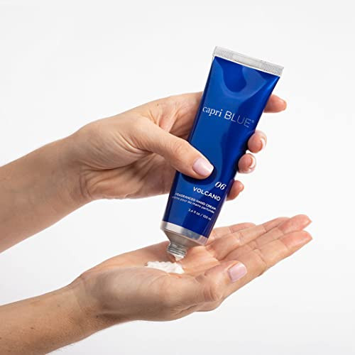 Capri Blue Moisturizing Hand Cream Travel Size  Signature Collection  Nourishing Hand Cream for Dry Cracked Hands with Jojoba Oil & Shea Butter  P