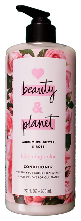 Love Beauty And Planet Conditioner Blooming Color Murumuru Butter & Rose, 22 FL OZ