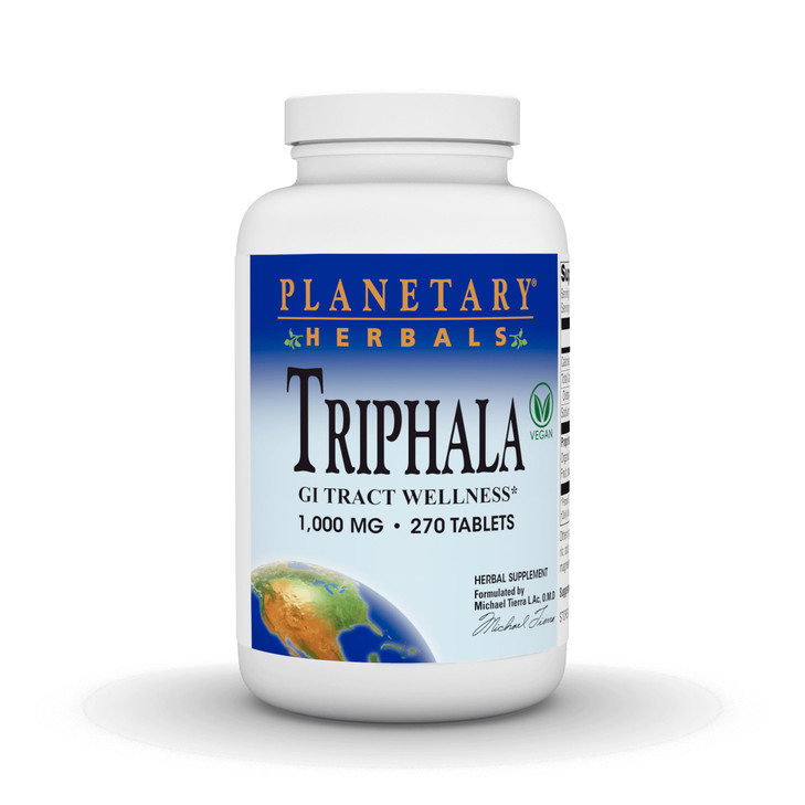 Planetary Herbals Triphala 1000mg - 270 Tablets