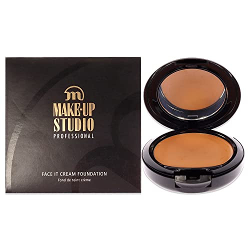 Make-Up Studio Professional Make-Up Face It Cream Foundation - Water-Resistant - Offers Both Light And Full Coverage - Long-Lasting Result - Highly P