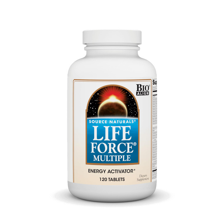 Source Naturals Life Force Multiple Daily Multivitamin High Potency Essential Vitamins, Minerals, Antioxidants & Nutrients - Energy & Immune Boost -