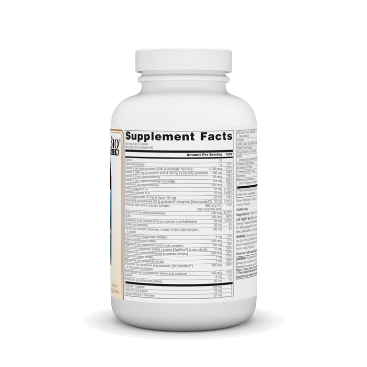 Source Naturals Life Force Multiple Daily Multivitamin High Potency Essential Vitamins, Minerals, Antioxidants & Nutrients - Energy & Immune Boost -