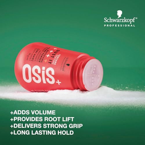 OSiS+ Dust It  Mattifying Volume Powder for Hair  Lasting Hold for Strong Control and Separation  Matte Effect Root Lifting Powder for Wild Hair S