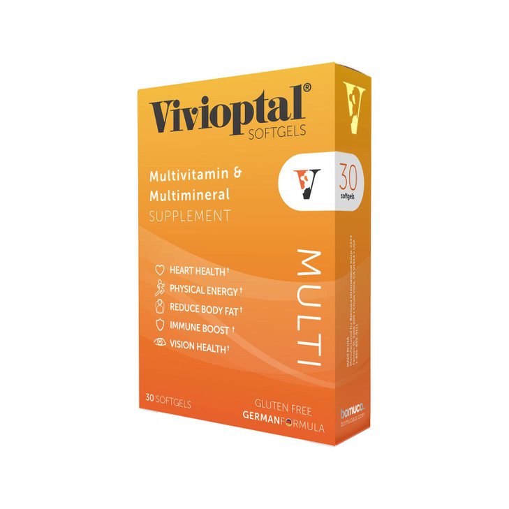 Vivioptal Multi 30 Softgels, Multivitamin & Multimineral, Gluten Free, German Formula