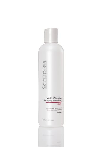 Scruples Quickseal Detangling Conditioner - Hair Smoothing & Frizz Control Treatment - Conditions & Detangles All Hair Types (8.5 oz)