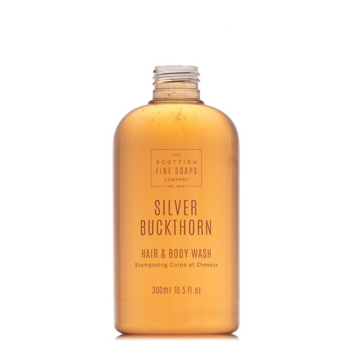 Scottish Soaps Silver Buckthorn Hair & Body Shampoo 300ml Pump Bottle by Scottish Fine Soaps