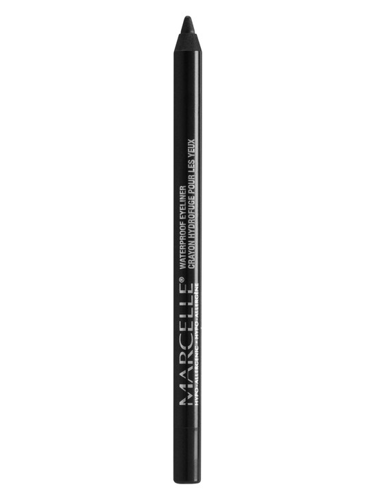 Marcelle Waterproof Eyeliner, Deep Charcoal, Eye Pencil, Creamy Formula, Long-Lasting, Waterproof, Smudge-Proof, Fragrance-Free, Hypoallergenic, Crue