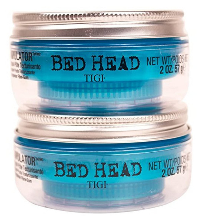 TIGI Bed Head Manipulator Hair Putty 2-Pack  Firm Hold Paste, Hair Styling Products for Women and Men, Frizz Control, Anti-Humidity, Tropical Fruit