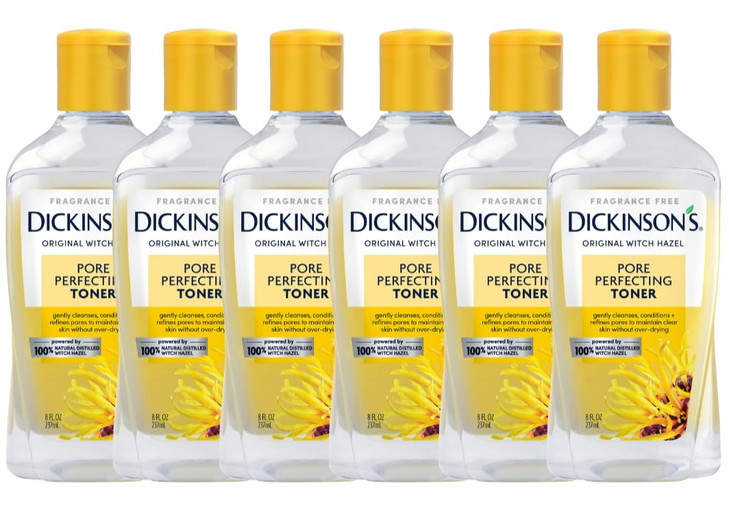 Dickinson's Original Witch Hazel Pore Perfecting Toner | 100% Natural Distilled Witch Hazel | America's #1 Toner | Refines Pores | Removes Impurities