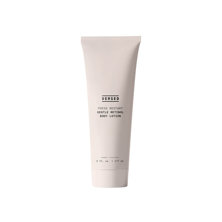 Versed Press Restart Retinol Body Lotion - Skin Firming Lotion with Cocoa Butter, Squalane & Vitamin E - Lightweight All-Over Body Moisturizer for Da