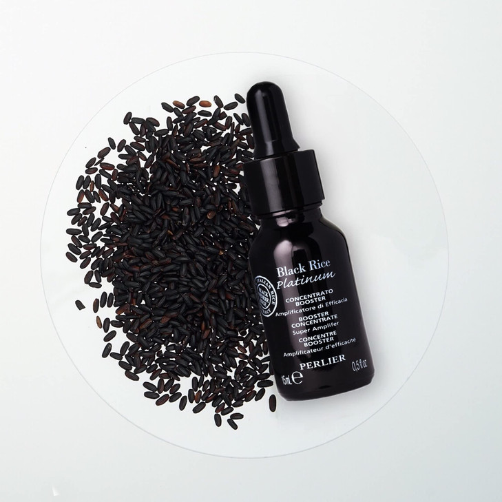 Perlier Black Rice Platinum Ultra Renewing Booster Face Serum, 0.5 fl. oz.