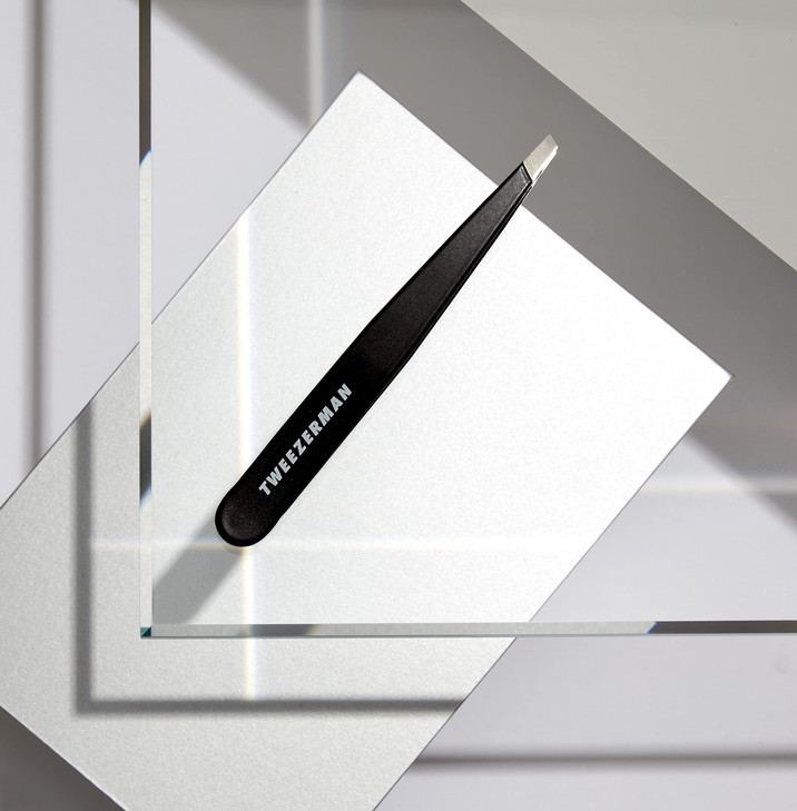 Tweezerman G.E.A.R. Slant Tweezer For Men, (Midnight)