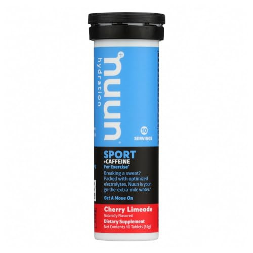Nuun Energy: Cherry Limeade Electrolyte + Caffeine Tablets (3 Tubes of 10 Tabs) 3