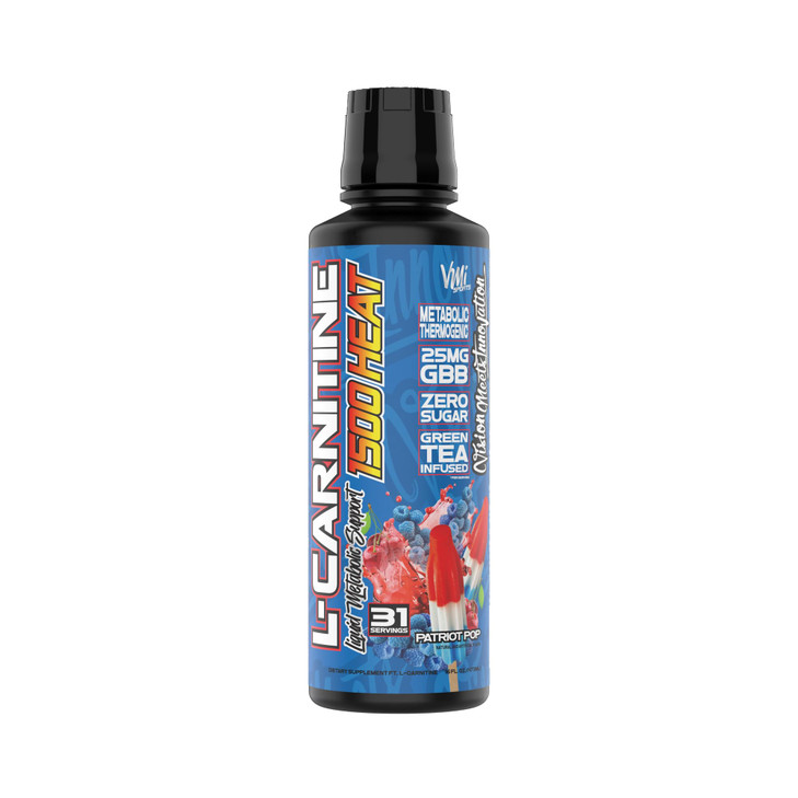 VMI Sports L-Carnitine 1500 Heat Liquid Enhanced Thermogenic | 1500 mg Carnitine | Maximum Absorption Formula | Great Taste for Men & Women | 31 Serv