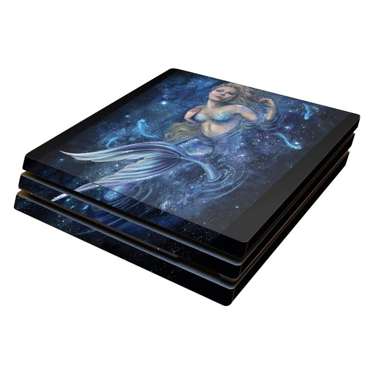 MightySkins Skin Compatible with Sony PS4 Pro Console - Starlight Swim | Protective, Durable, and Unique Vinyl Decal wrap Cover | Easy to Apply, Remo