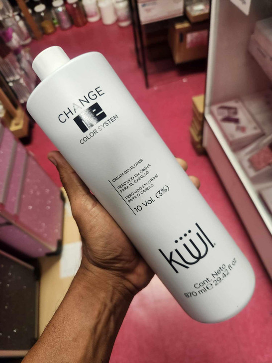 Küül Change Me Peroxide 10 Volume 29.42 floz Color System Crema para el Cabello white