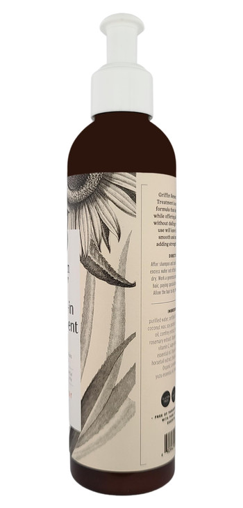 Griffin Remedy Leave-In Conditioner Treatment-Lightweight Moisture Formula to Smooth Frizz and Add Shine For All Hair Types-All Natural, Sulfate Free