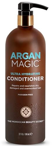 Argan Magic Ultra Hydrating Conditioner | Repairs and Protects Hair | Improves Hair Health | Safe for Color and Chemically Treated Hair | Made in USA