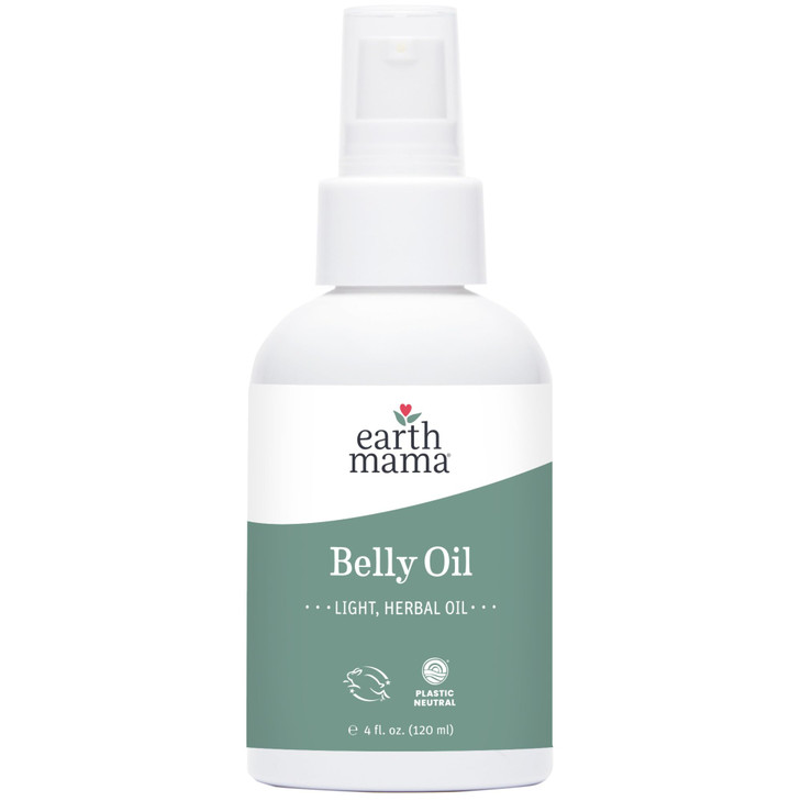 Earth Mama Belly Oil for Dry Skin | Calendula Skin Care Moisturizer Oil to Encourage Natural Elasticity and Help Prevent Stretch Marks During Pregnan